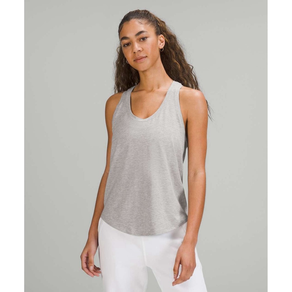NWT Lululemon Love Tank Top Heathered Light Grey - Size 12 X-8